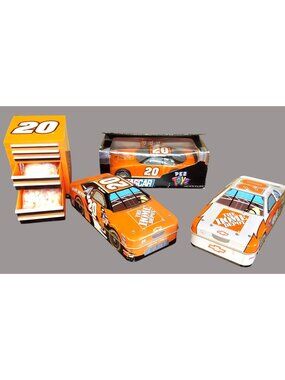 NASCAR Home Depot Tony Stewart PEZ and Candy Collectible Tins Set 1160